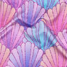 French Terry Sweat d’été Coquillages Impression numérique | by Poppy – lavande/lilas bleu,  thumbnail number 2