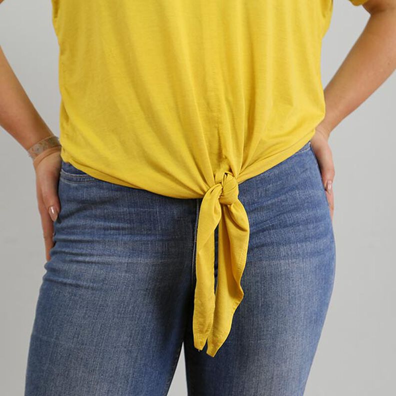 FRAU BILLE - Chemise à nœud décontractée avec manches retroussées, Studio Schnittreif | XS - L,  image number 6