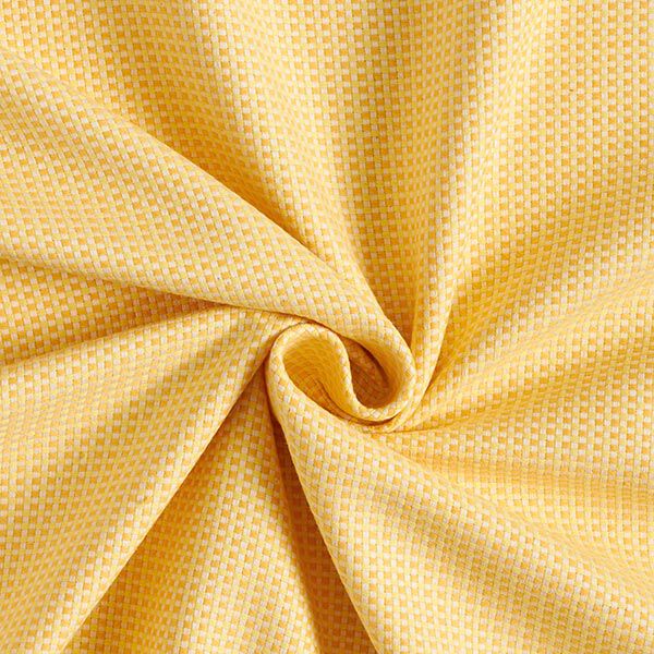 Tissu de décoration Jacquard Structure unie – jaune,  image number 3