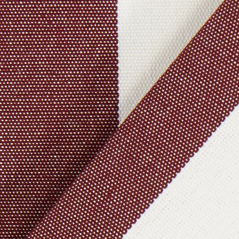 Toile pour store banne Rayures Toldo – blanc/rouge bordeaux,  image number 3