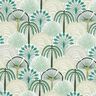 Tissu de décoration Sergé coton Feuilles de palmiers abstraites – sauge/ivoire,  thumbnail number 1