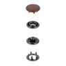 Boutons pression en jersey [12 mm] | Prym – marron foncé,  thumbnail number 2