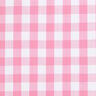 Tissu en coton Vichy à carreaux 1,7 cm – rose/blanc,  thumbnail number 1