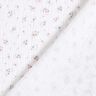 Tissu double gaze de coton fleurs romantiques – blanc,  thumbnail number 4