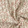 Tissu gaze de coton Tissu matelassé Fleurs romantiques – écru/myrtille,  thumbnail number 5