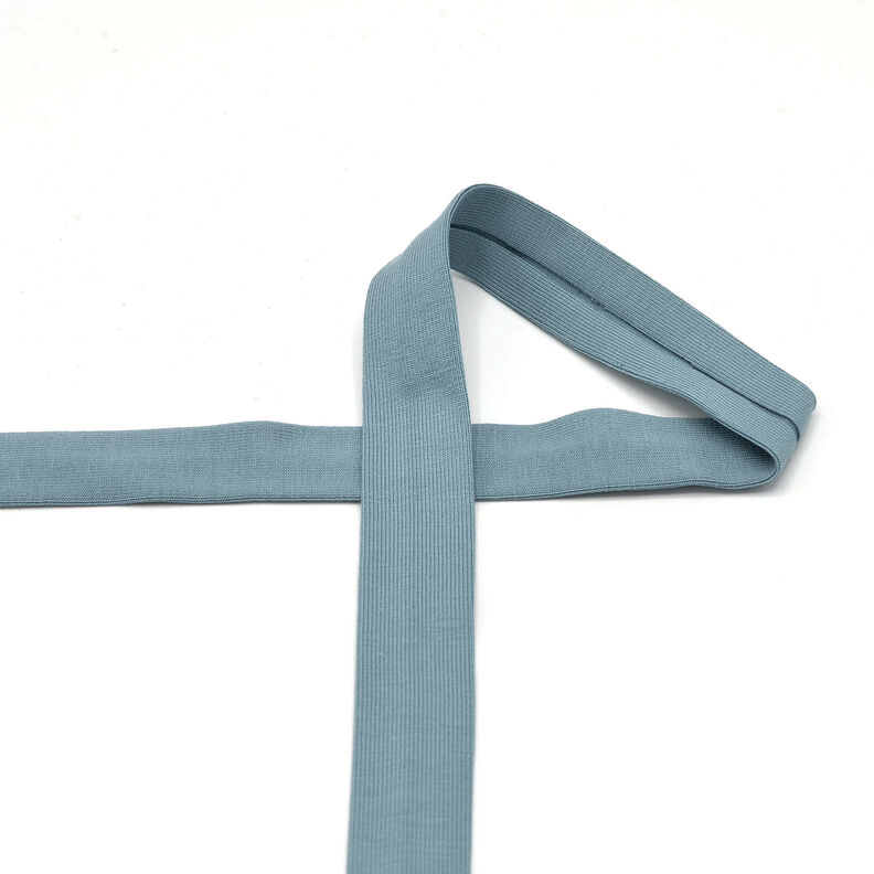 Biais Jersey coton [20 mm] – bleu pigeon,  image number 2