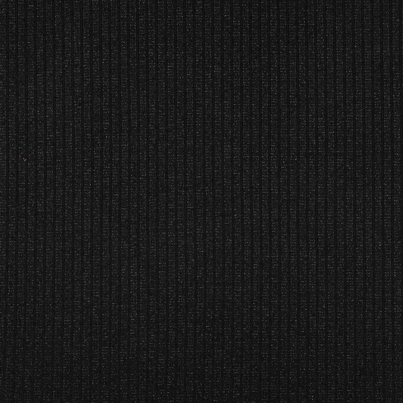 Maille côtelée Lurex – noir, image number 4