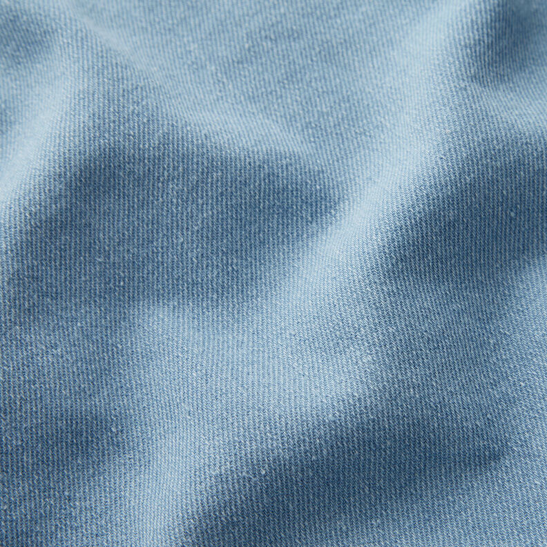 Denim de coton stretch moyen – bleu clair, image number 2