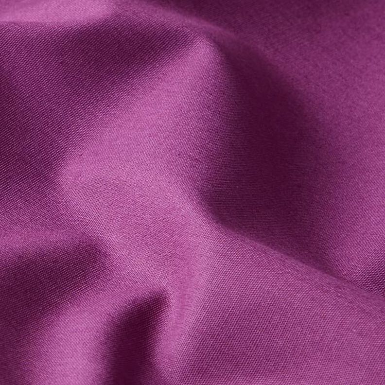 Popeline coton Uni – aubergine,  image number 2