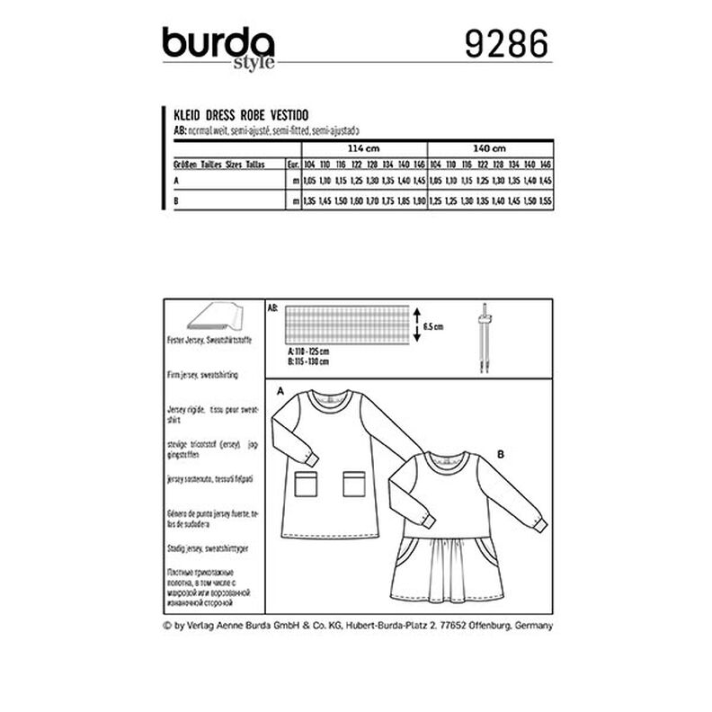 Robe, Burda 9286 | 104-146,  image number 10
