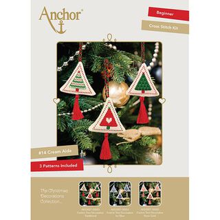 Kit broderie décorations de sapin, 
