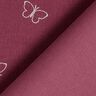 Velours milleraies Papillons scintillants – rouge bordeaux,  thumbnail number 4