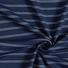 Jersey polyester Rayures – bleu nuit,  thumbnail number 3