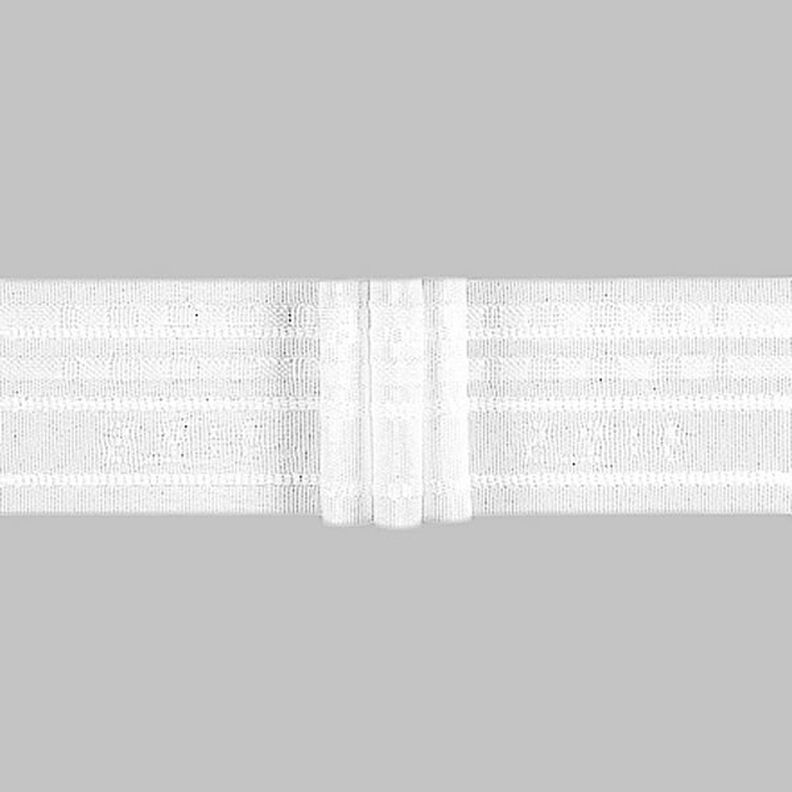 Ruban plissé 3x, 50 mm – blanc | Gerster,  image number 1