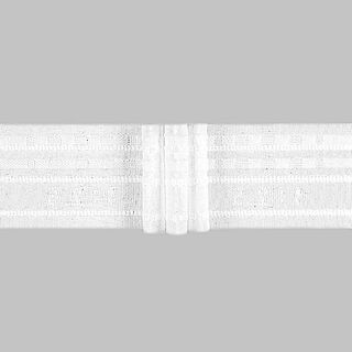 Ruban plissé 3x, 50 mm – blanc | Gerster, 
