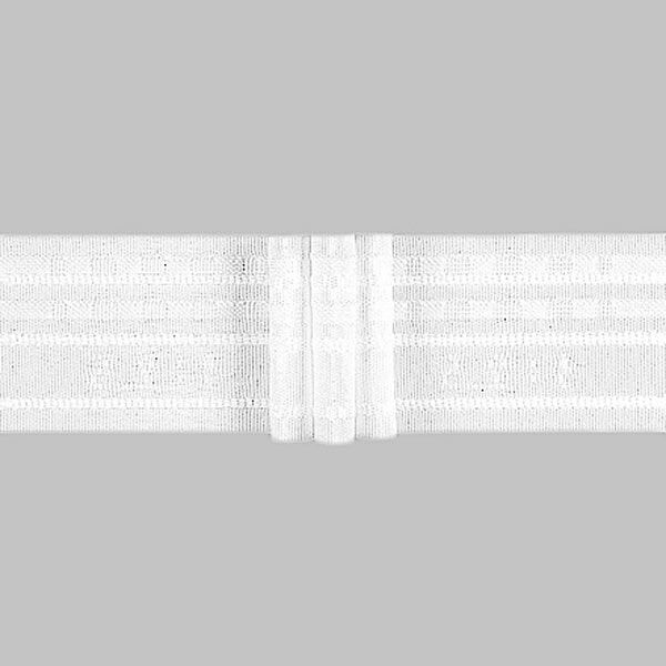 Ruban plissé 3x, 50 mm – blanc | Gerster,  image number 1