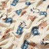 Polaire douillet Veste style collage – beige clair/bleu,  thumbnail number 2