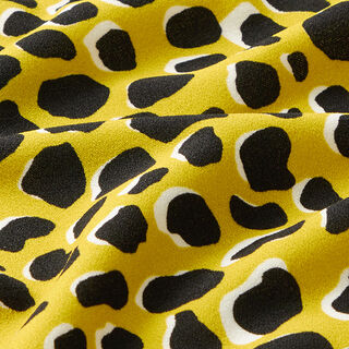 Jersey de polyester Taches de vache – moutarde, 