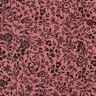 Tissu double gaze de coton Fleurs bicolores  | Poppy Fabrics – vieux rose foncé/noir,  thumbnail number 2