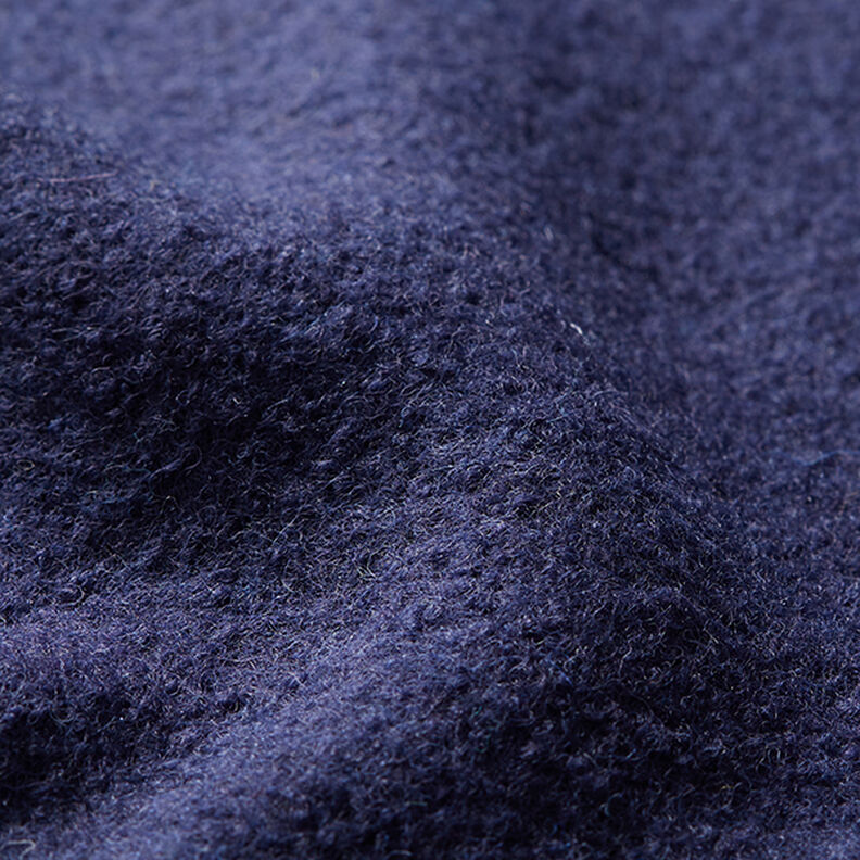 Loden de laine foulé – bleu marine,  image number 2