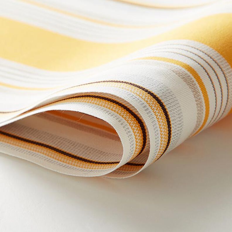 Toile pour store banne Rayures mélangées – jaune/gris clair, image number 6