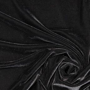 Velours stretch noir, 