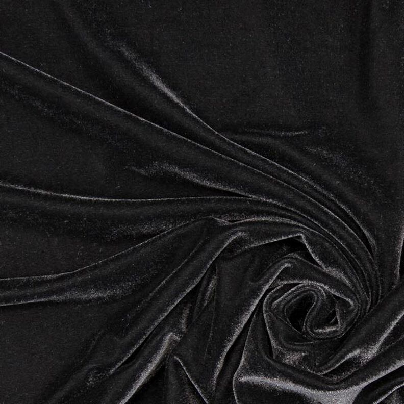 Velours stretch noir,  image number 1