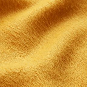 Tissu pour manteau rugueux – jaune curry, 