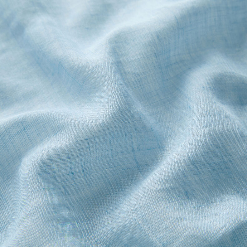 Voile mélangé froissé – bleu clair,  image number 2