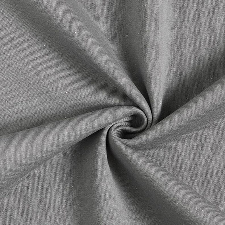 Sweatshirt gratté uni Lurex – gris foncé/argent, image number 1