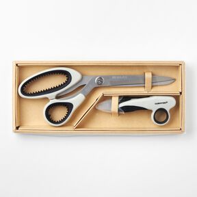 Kit de ciseaux de couture + coupe-fil en titane – gris, 