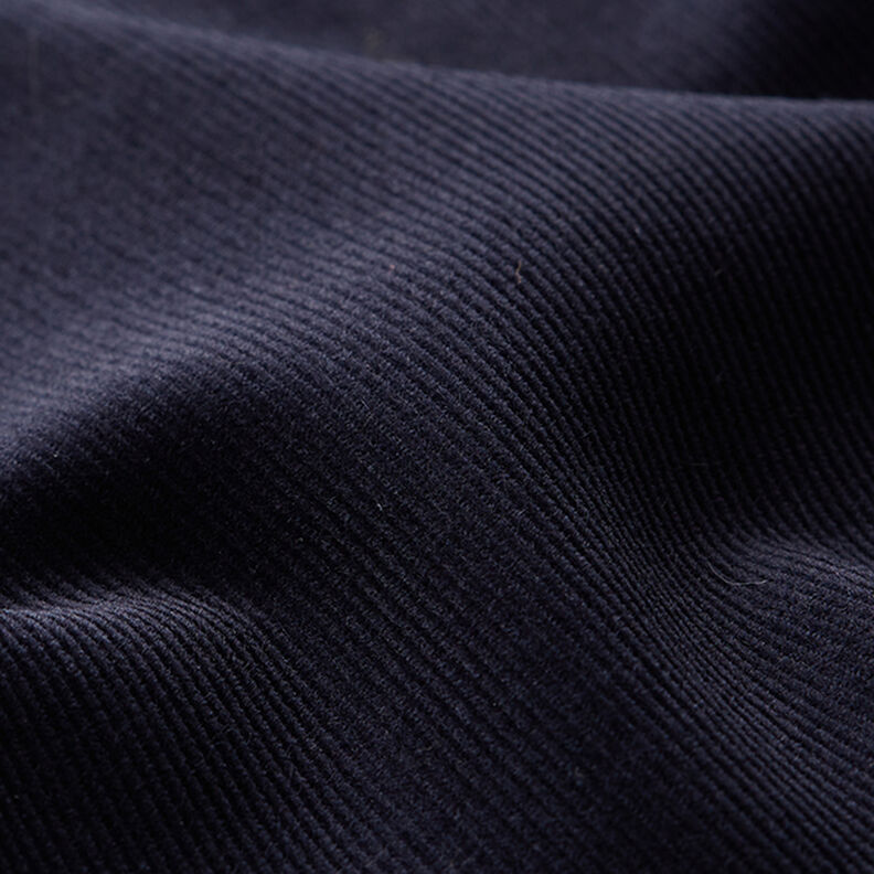 Velours milleraies Uni – bleu nuit,  image number 3