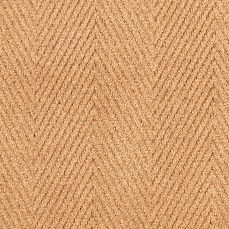 Tissu pour manteau chevrons larges – marron clair, image number 4