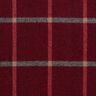 Tissu pour manteau à grands carreaux – rouge bordeaux/noir,  thumbnail number 1