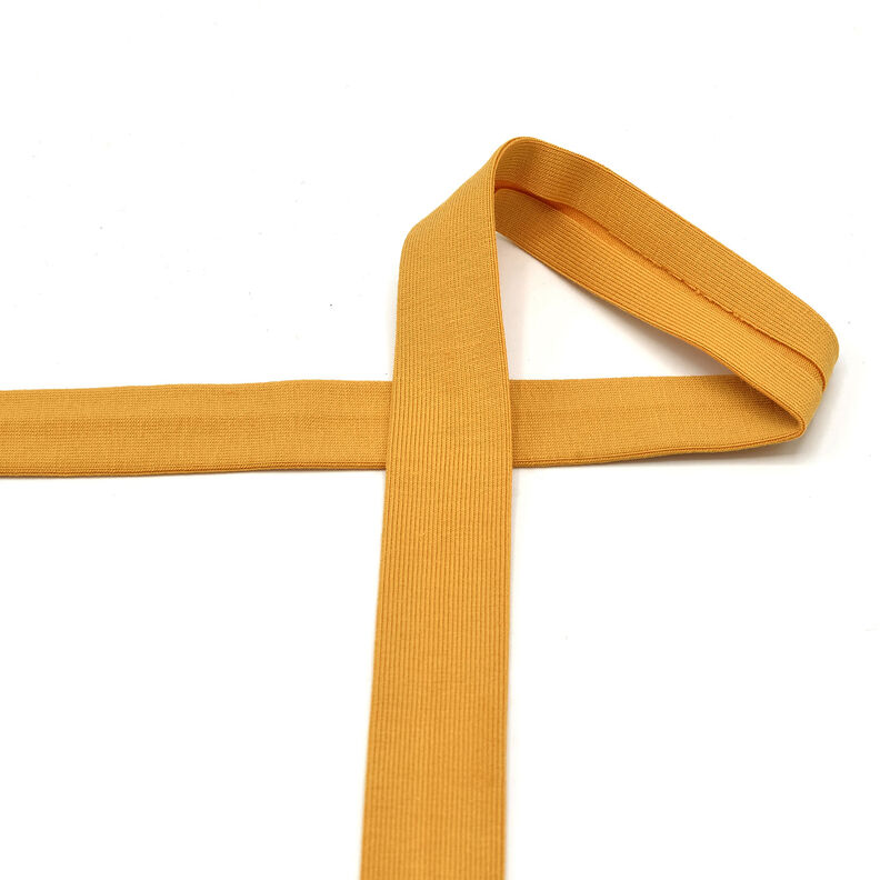 Biais Jersey coton [20 mm] – jaune curry,  image number 2