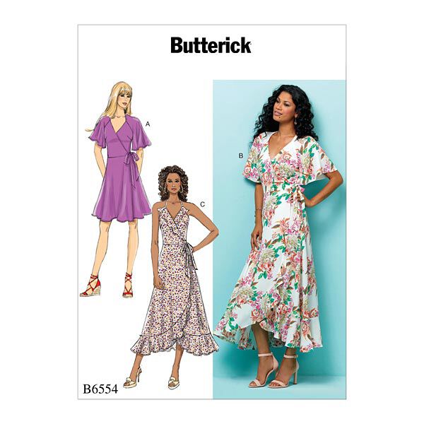 Robe portefeuille, Butterick 6554 | 40 - 48, image number 1