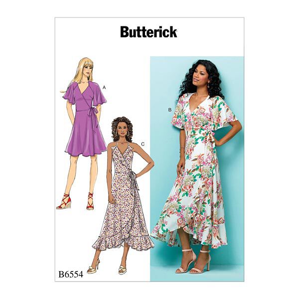 Robe portefeuille, Butterick 6554 | 40 - 48,  image number 1