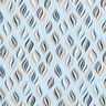 Popeline de coton décoration de Noël – bleu clair/or ancien,  thumbnail number 1