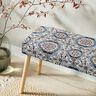 Tissu de décoration Gobelin Mandala oriental – bleu/ivoire,  thumbnail number 5