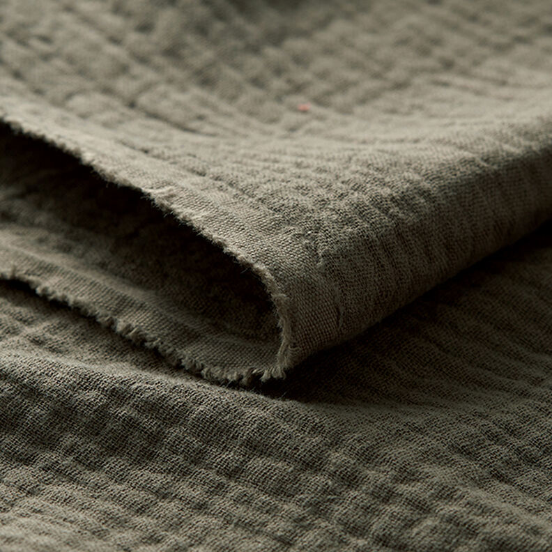 Tissu double gaze de coton – gris schiste,  image number 5