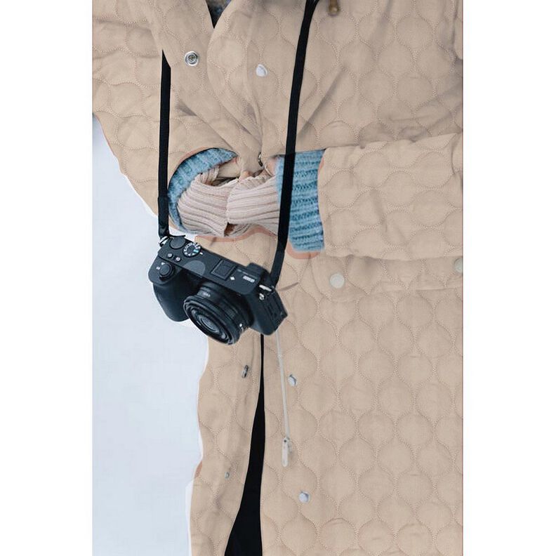 Tissu matelassé Motif circulaire | Poppy Fabrics – pin foncé,  image number 5