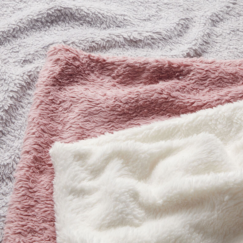 Sherpa Coton mélangé Uni – vieux rose, image number 5