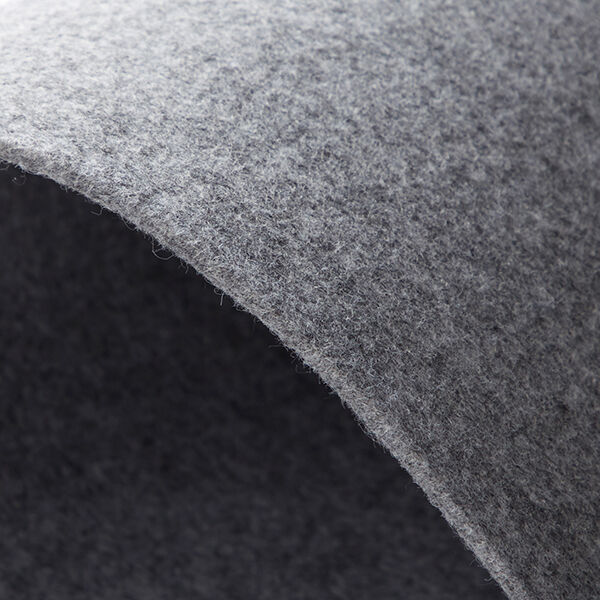 Feutre mélangé 45 cm / 4mm d’épaisseur – gris clair,  image number 1