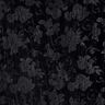 Velours crash à motif chrysanthème – noir,  thumbnail number 1