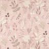 Tissu de décoration Semi-panama Branches tendres – vieux rose clair/nature,  thumbnail number 1