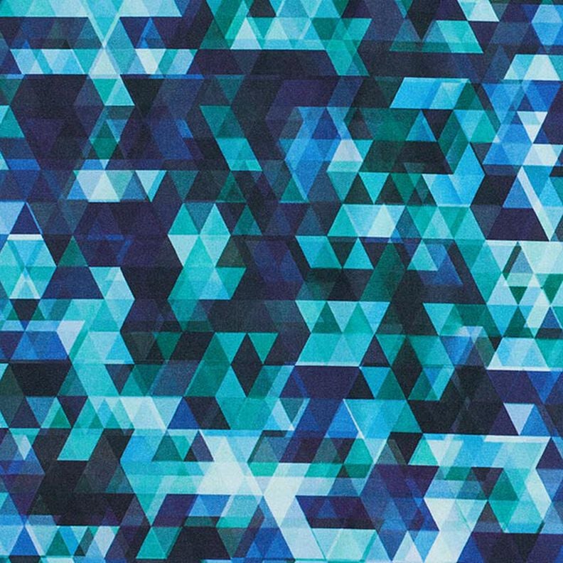 Softshell Triangles multicolores Impression numérique – bleu nuit/turquoise,  image number 6