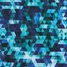 Softshell Triangles multicolores Impression numérique – bleu nuit/turquoise,  thumbnail number 6