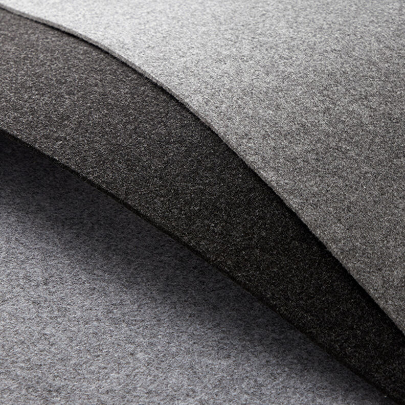 Feutre 45 cm / 4 mm d'épaisseur – anthracite,  image number 3