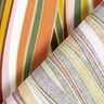 Tissu en coton Cretonne rayures ondul&eacute;es &ndash; blanc/orange clair,  thumbnail number 4
