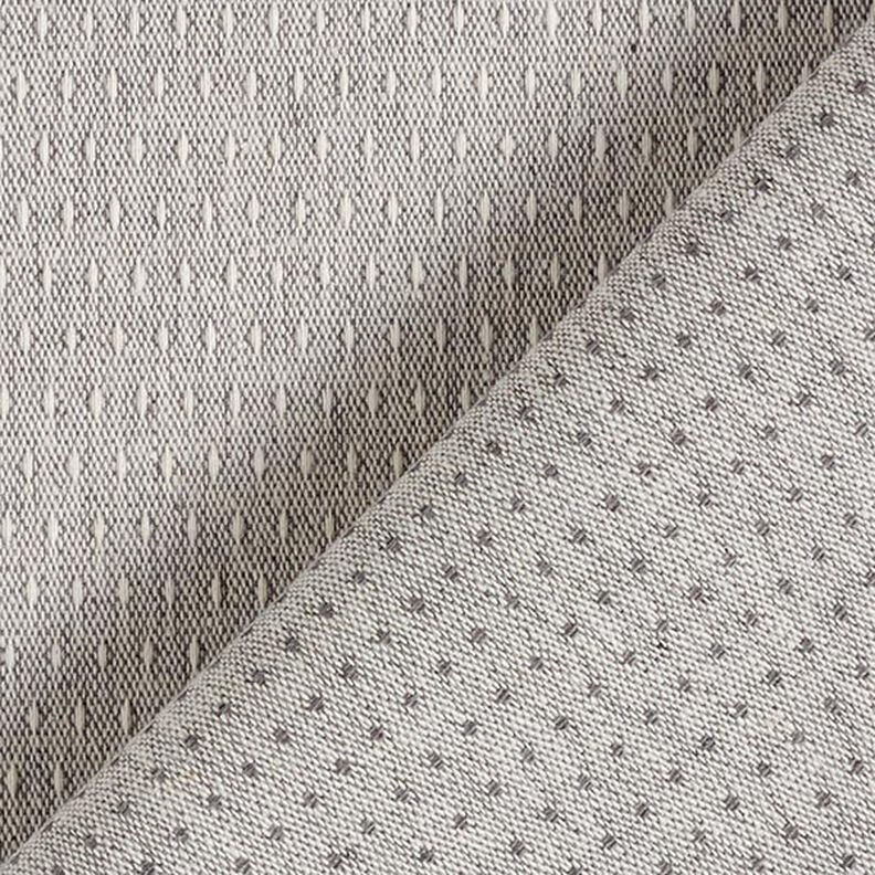 Tissu de décoration jacquard recyclé – gris, image number 3